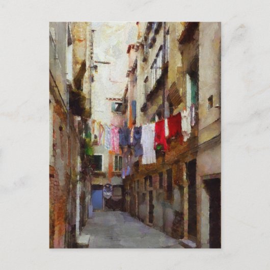 洗濯の日アート ポストカード (正面)