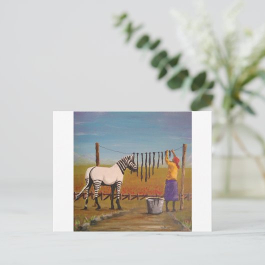 洗濯の日 ポストカード (スタンド正面)