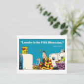 洗濯の郵便はがきのミステリー ポストカード (スタンド正面)