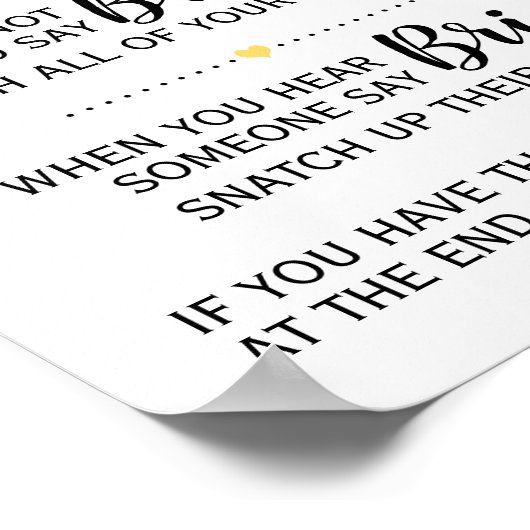 洗濯ばさみゲーム ブライダルシャワー ひまわり サイン (角)