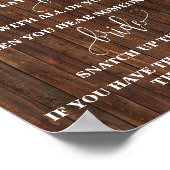 洗濯ばさみ ブライダルシャワー ゲーム ウェスタン サイン (角)