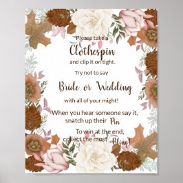 洗濯ばさみ ボヘミア オータム シャワー ゲーム サイン