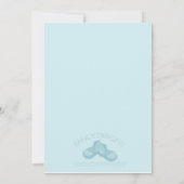 洗濯ひもベビーシャワー 招待状 (裏面)