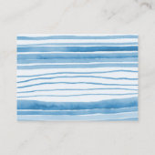 洗濯ひも 青い少年 ベビーシャワー 本のリクエスト エンクロージャーカード (裏面)