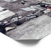 洗濯や雑用をする女性たち ポスター (角)