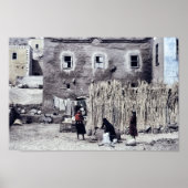 洗濯や雑用をする女性たち ポスター (正面)