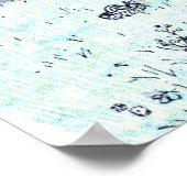 洗濯をしている女性 ポスター (角)