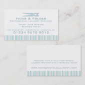 洗濯サービスミントの振動ラベル/名刺 名刺 (正面/裏面)