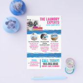 洗濯サービス チラシ (シングル)