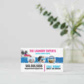 洗濯サービス 名刺 (スタンド正面)