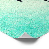 洗濯スケジュールプリント ポスター (角)