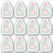 洗濯デー 洗剤 掃除 当番 リマインダー シール (正面)