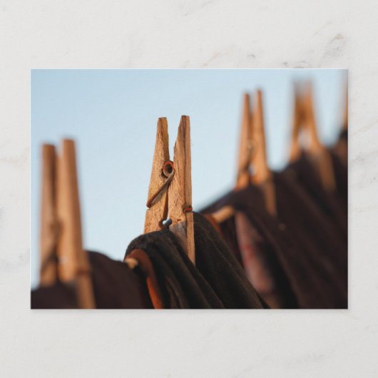 洗濯ライン ポストカード (正面)