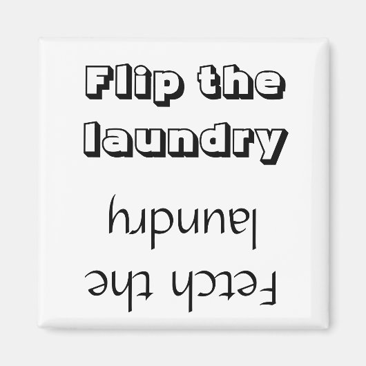 洗濯リマインダー磁石の反転/取り出し マグネット (正面)