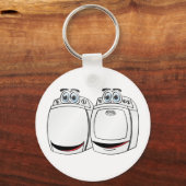 洗濯乾燥機の漫画 キーホルダー (正面)