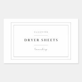 洗濯乾燥機シートラベルシール 長方形シール