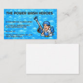 洗濯作業員 | シャボン 名刺 (正面/裏面)