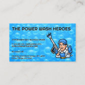 洗濯作業員 | シャボン 名刺 (正面)