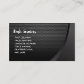 洗濯圧洗浄ブラックメタル洗浄 名刺 (裏面)