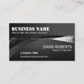 洗濯圧洗浄ブラックメタル洗浄 名刺 (正面)