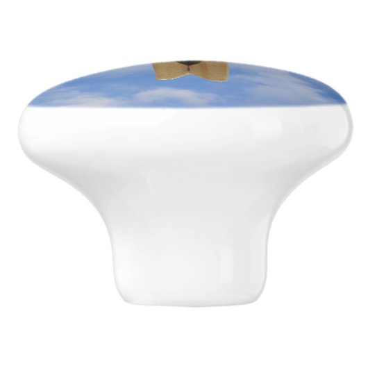 洗濯室の洗濯ばさみの空 セラミックノブ (側面)