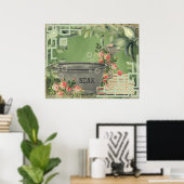 洗濯室を浸す ポスター (ホームオフィス)