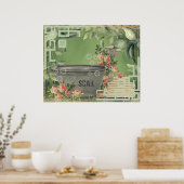 洗濯室を浸す ポスター (キッチン)