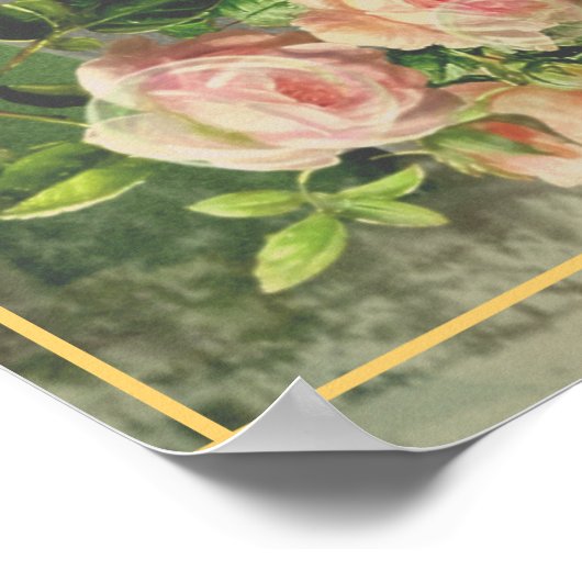 洗濯室を浸す ポスター (角)