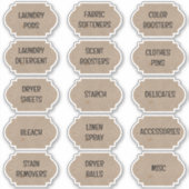 洗濯室ビニールシール シール (正面)