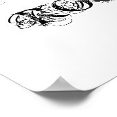 洗濯室プリント ポスター (角)