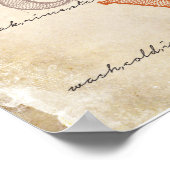 洗濯室標識 ポスター (角)