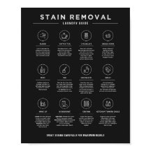 洗濯室汚れ除去指示ガイドチョーク