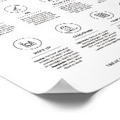 洗濯室汚れ除去指示ガイド ポスター (角)