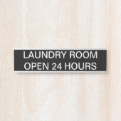 洗濯室24時間標識 サインプレート (正面)