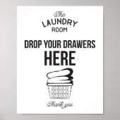 洗濯室 ポスター (正面)