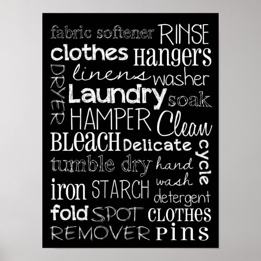 洗濯室 ポスター (正面)