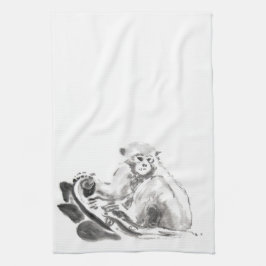洗濯年絵画の〔占星術の〕十二宮図タオル キッチンタオル
