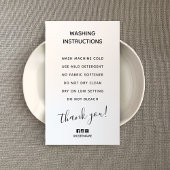 洗濯指示名刺 名刺
