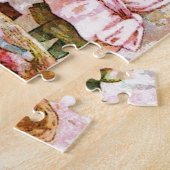 洗濯日に母親のヘルパー ジグソーパズル (側面)