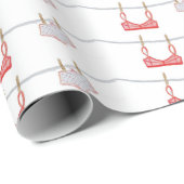 洗濯日のランジェリーの包装紙 ラッピングペーパー (ロールコーナー)