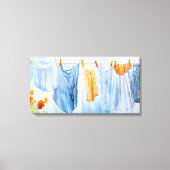 洗濯日の開花 キャンバスプリント (正面)