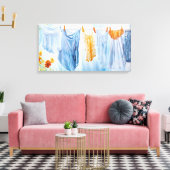 洗濯日の開花 キャンバスプリント (インサイチュ (リビング))