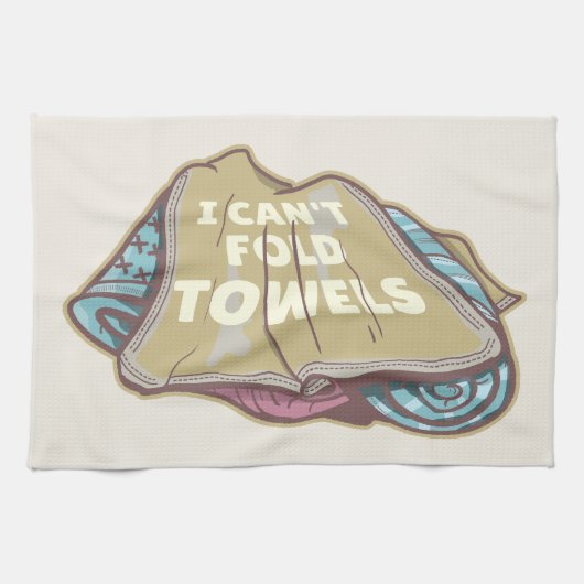 洗濯日はタオルを折おもしろいり畳めない キッチンタオル (横)