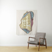 洗濯日はタオルを折おもしろいり畳めない タペストリー (インサイチュ)