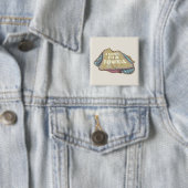 洗濯日はタオルを折おもしろいり畳めない 缶バッジ (インサイチュ)