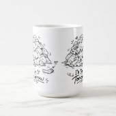 洗濯日気分 楽しい怠け心  コーヒーマグカップ (中央)