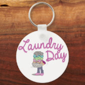 洗濯日 キーホルダー (正面)