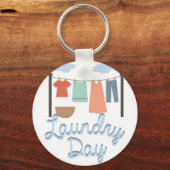 洗濯日 キーホルダー (正面)