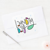 洗濯日 スクエアシール (封筒)