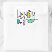 洗濯日 スクエアシール (バッグ)